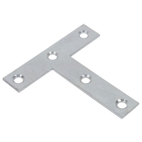 3" TEE PLATE Pack of 4, fixer mender joiner BZP