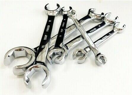 Brake Nut Spanners 6 piece Flare Wrench Set Fuel 6-24mm SP034
