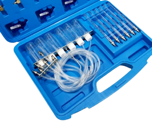 31Pc Flow Meter & Adapter Set Diesel Engines Bosch Delphi Denso Siemens