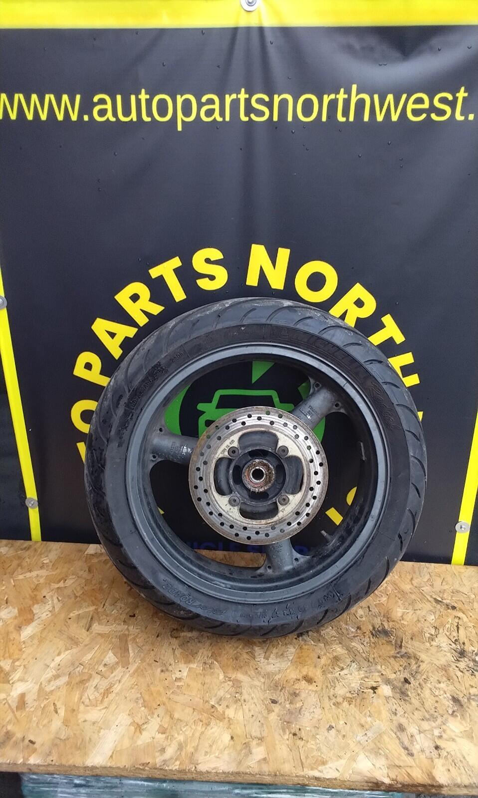 Kawasaki ZR7 1999 T Reg Rear Wheel And Tyre With Disc Michelin 160 60 ZR17