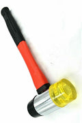 Rubber Soft Nylon Hammer Double Headed Face Mallet 40mm Head Width HM127