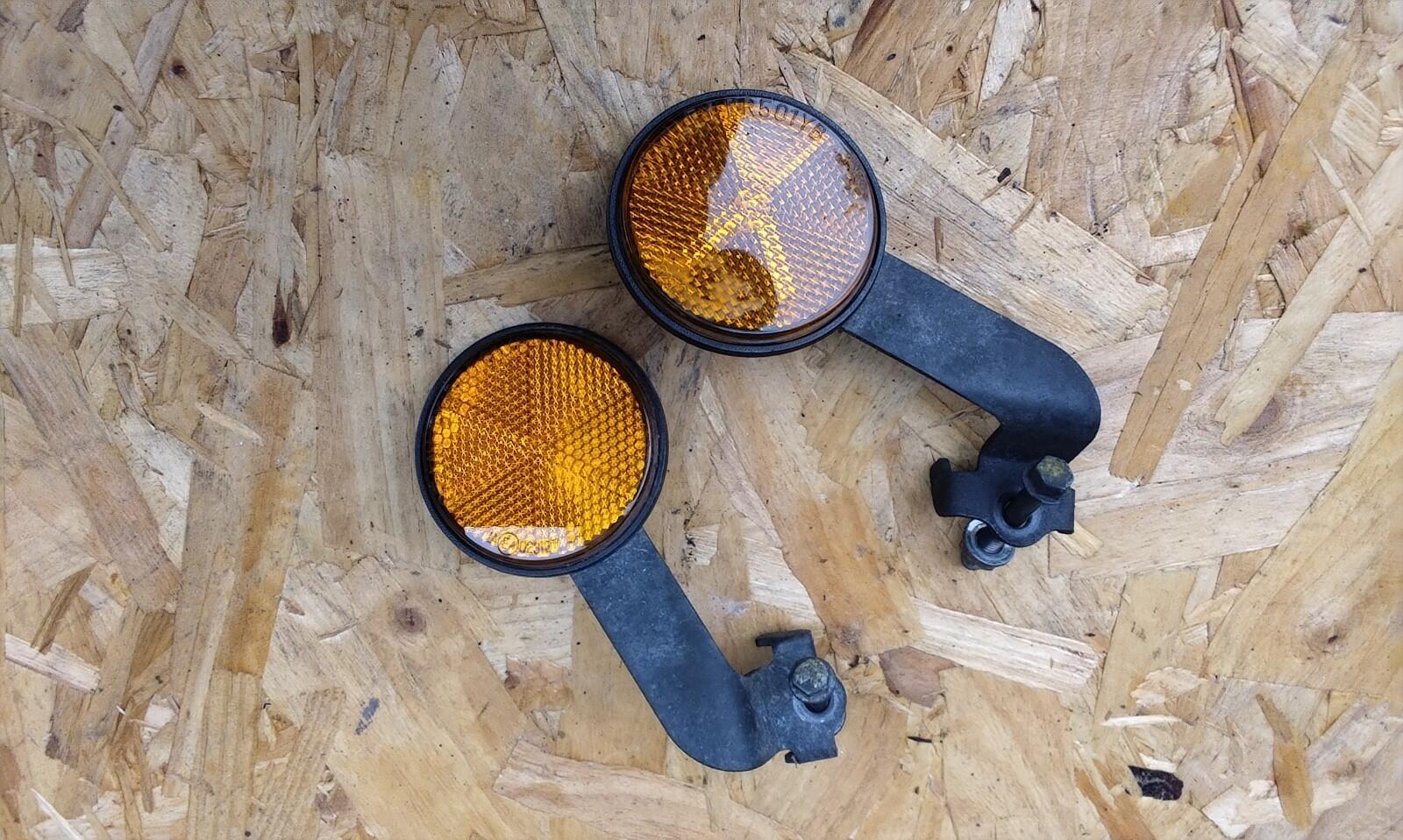 2022 Honda PCX 125 Side Reflectors Orange Bolt On