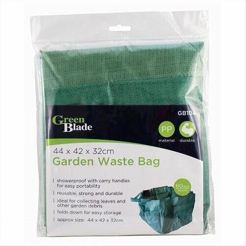 Large Garden Grass Waste Bags Heavy Duty Refuse Storage Sacks Handles 60L