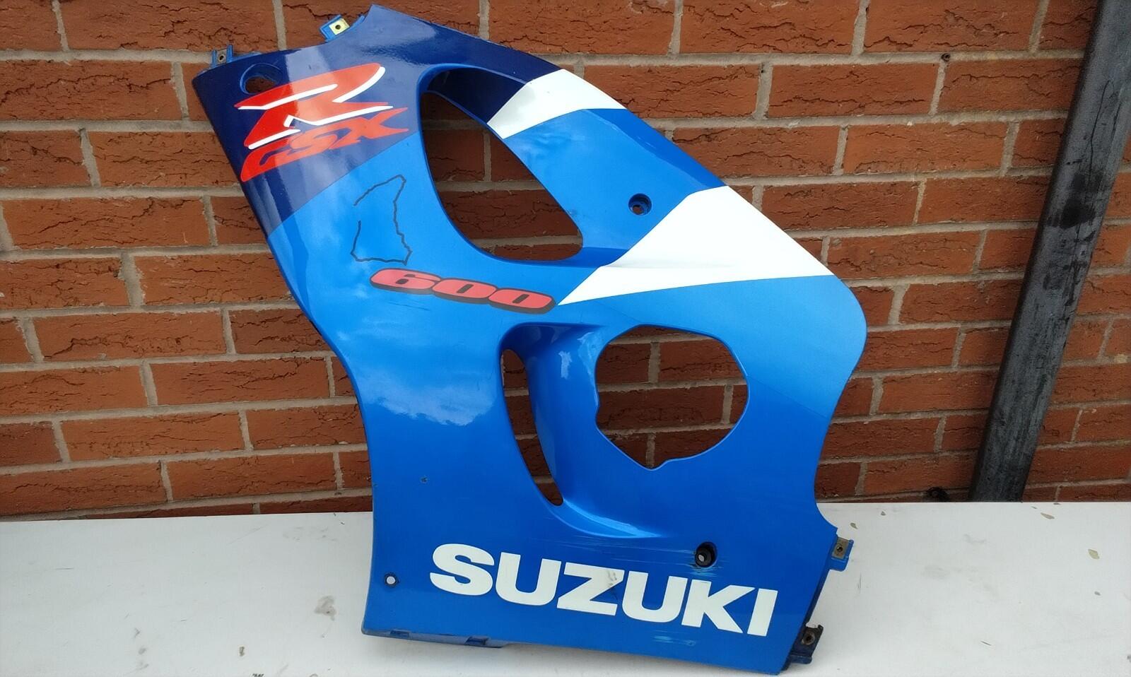 Suzuki SRAD 600 GSXR600 Left Side Fairing 1997 Blue White