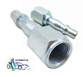 2 x Air Connector  Coupler Fitting 1/4 Inch BSP Female Air Line AT042