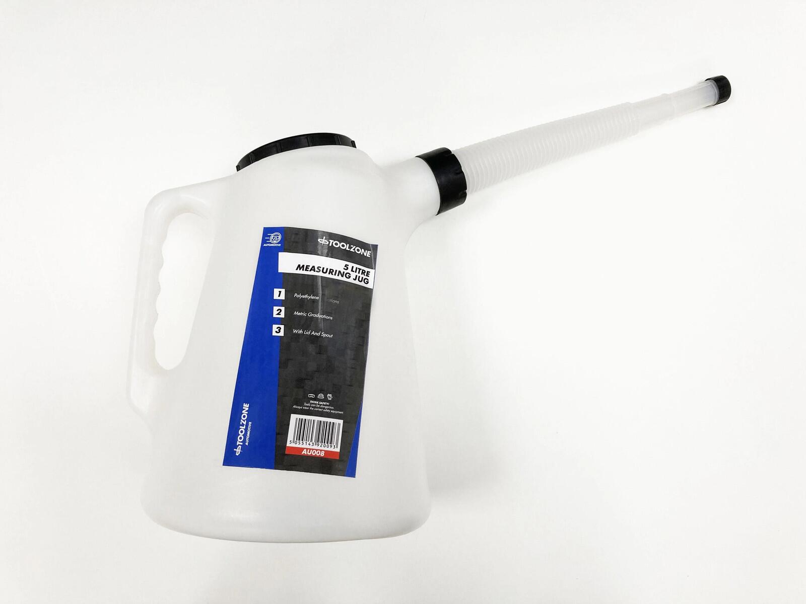 5 LITRE MEASURING JUG C/W LID & SPOUT
