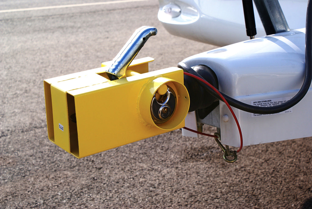 Guardian Trailer Caravan Hitch Lock SWTT125 Yellow
