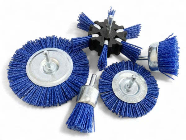 5PC NYLON ABRASIVE FILAMENT BRUSH SET FOR DRILLS AB160