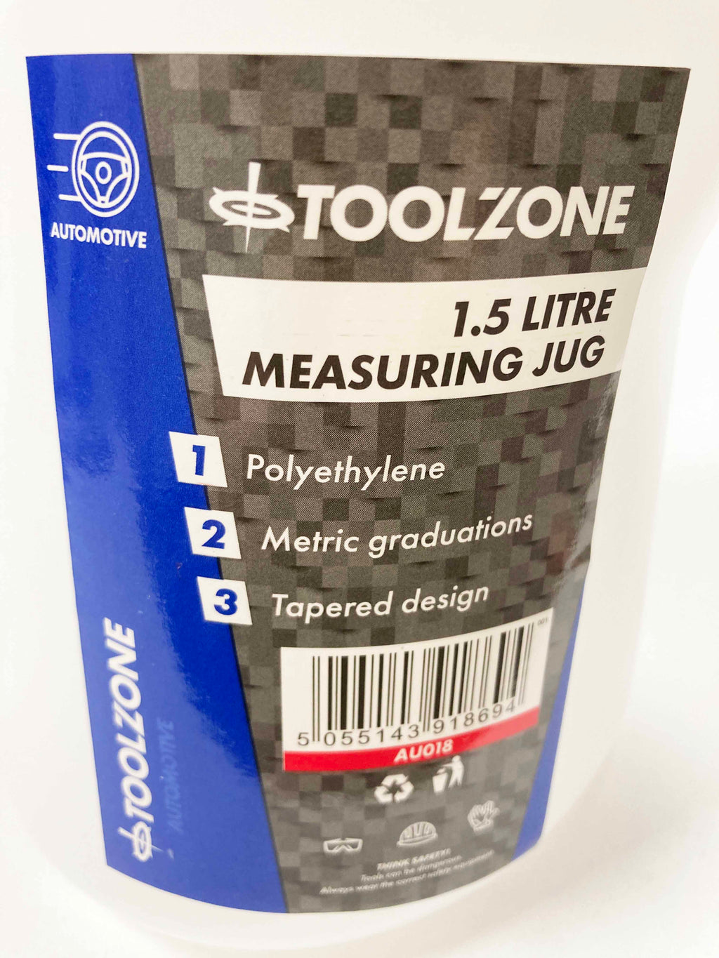 1.5 L MEASURING JUG TAPERED fluid workshop AU018