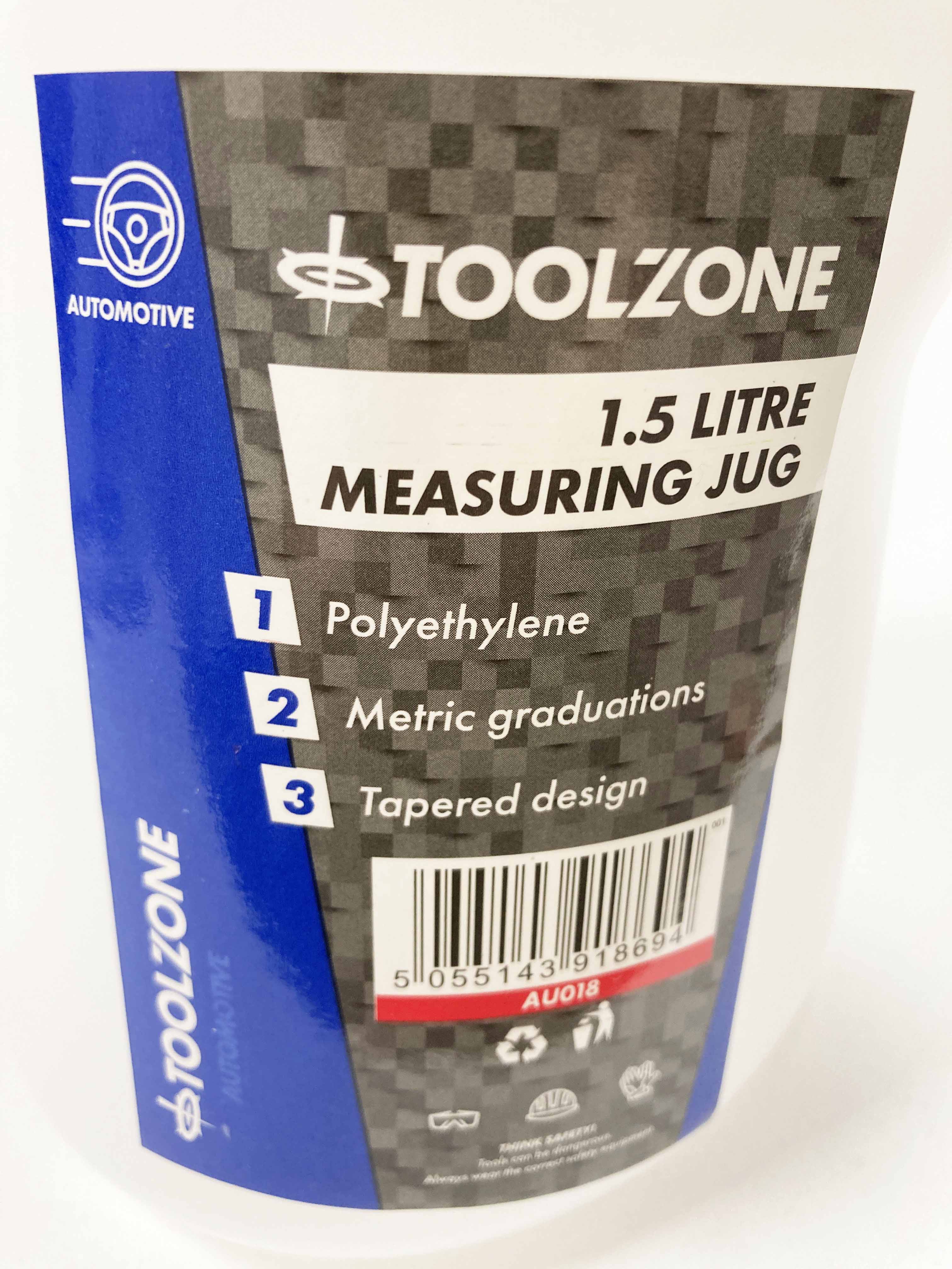 1.5 L MEASURING JUG TAPERED fluid workshop AU018