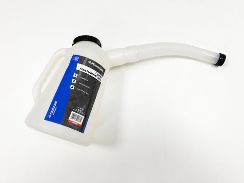 1 L MEASURING JUG WITH LID & SPOUT AU020 WORKSHOP SUPPLES FLUIDS OILS