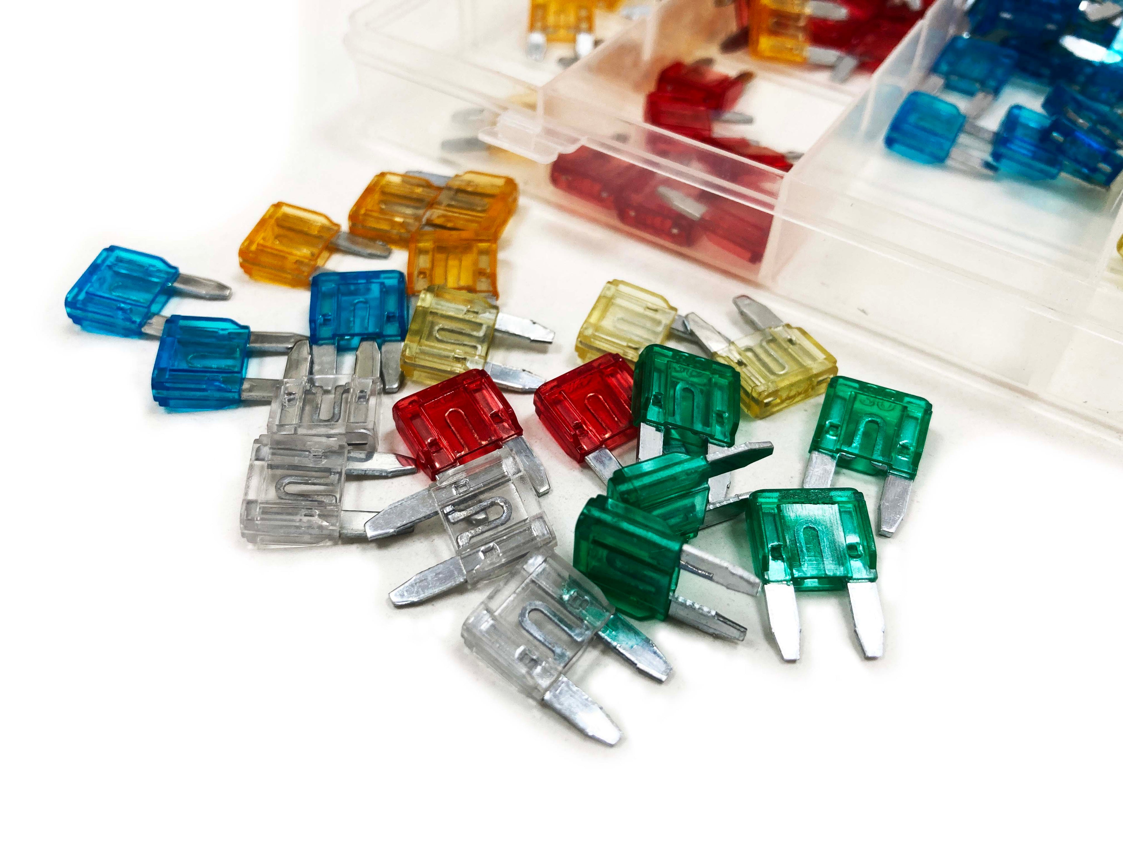 120PC MINI CAR FUSE ASSORTMENT BOX AU303