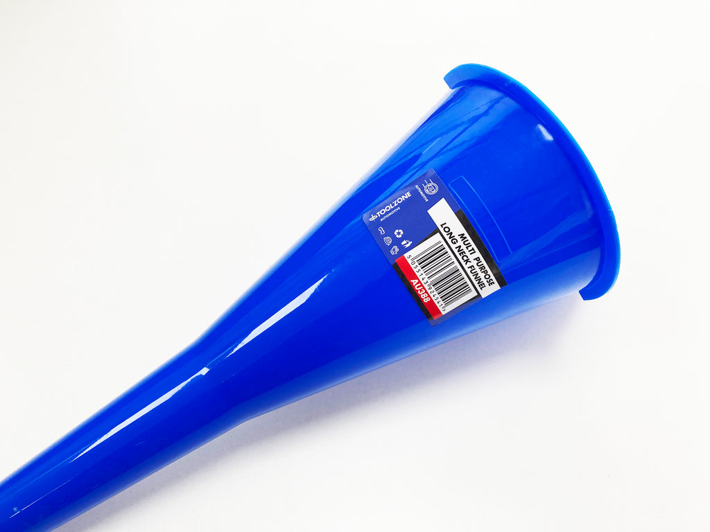 LONG NECK PLASTIC FUNNEL MOTORBIKES CAR TRUCK GEARBOX OIL AU388
