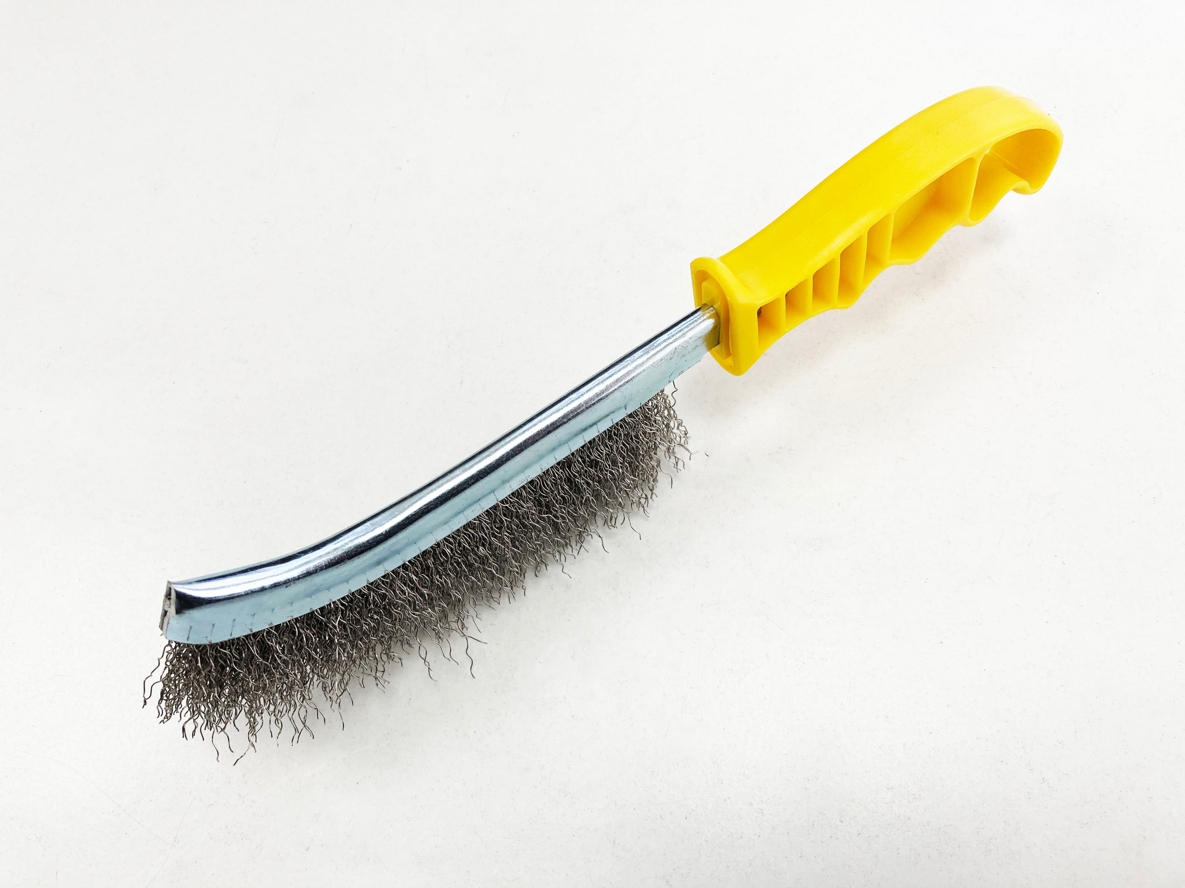 STAINLESS STEEL WIRE BRISTLE CURVED BRUSH BR059