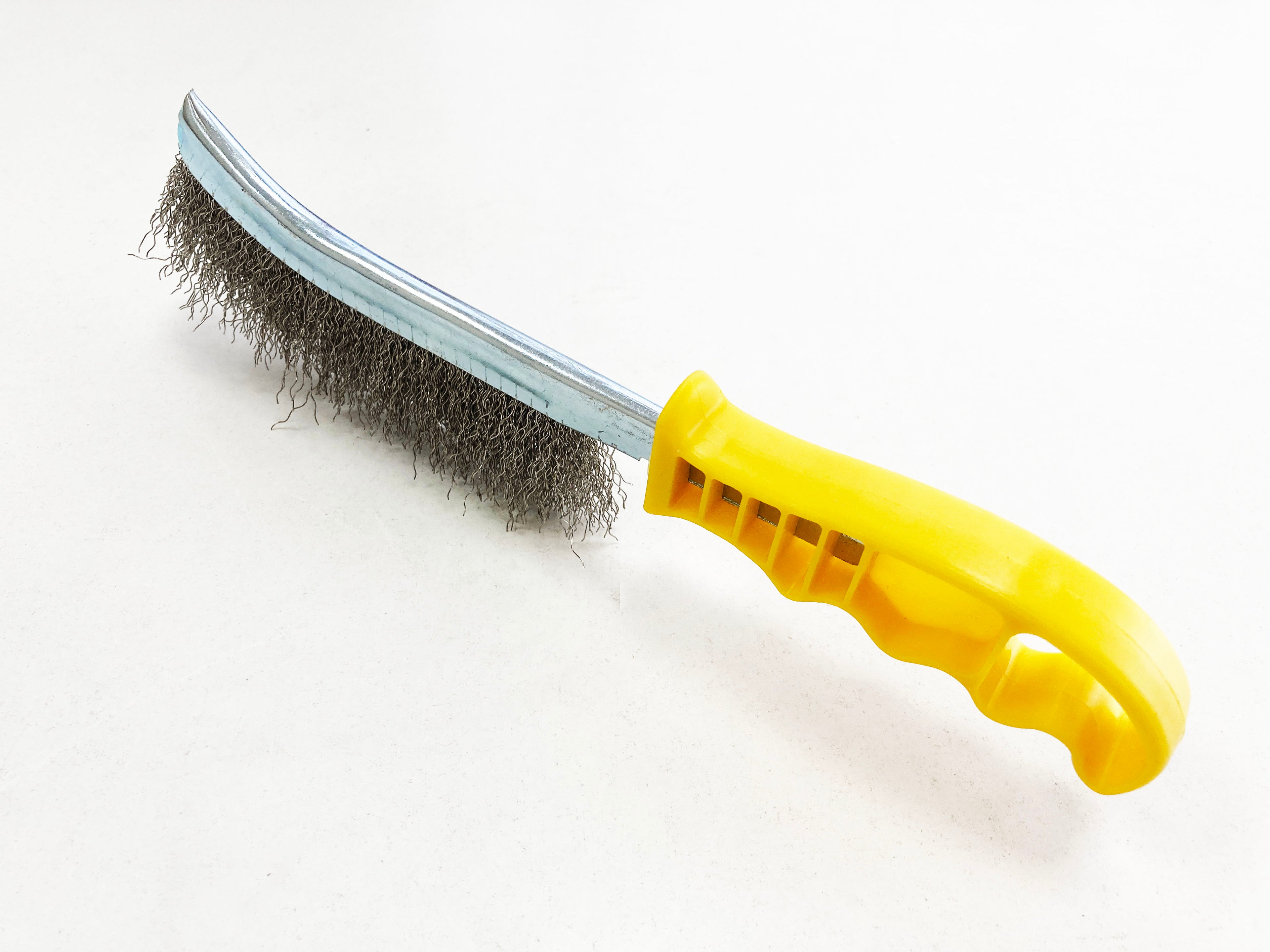 STAINLESS STEEL WIRE BRISTLE CURVED BRUSH BR059