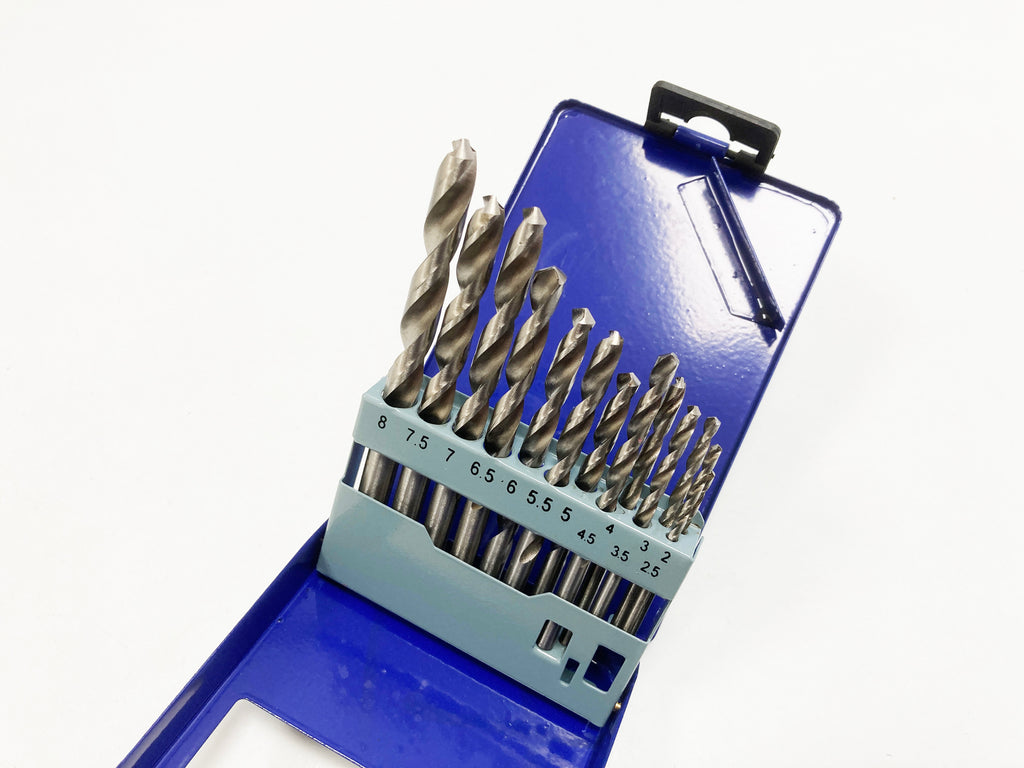 13PC 2-8 MM HSS DRILL BIT SET DR027