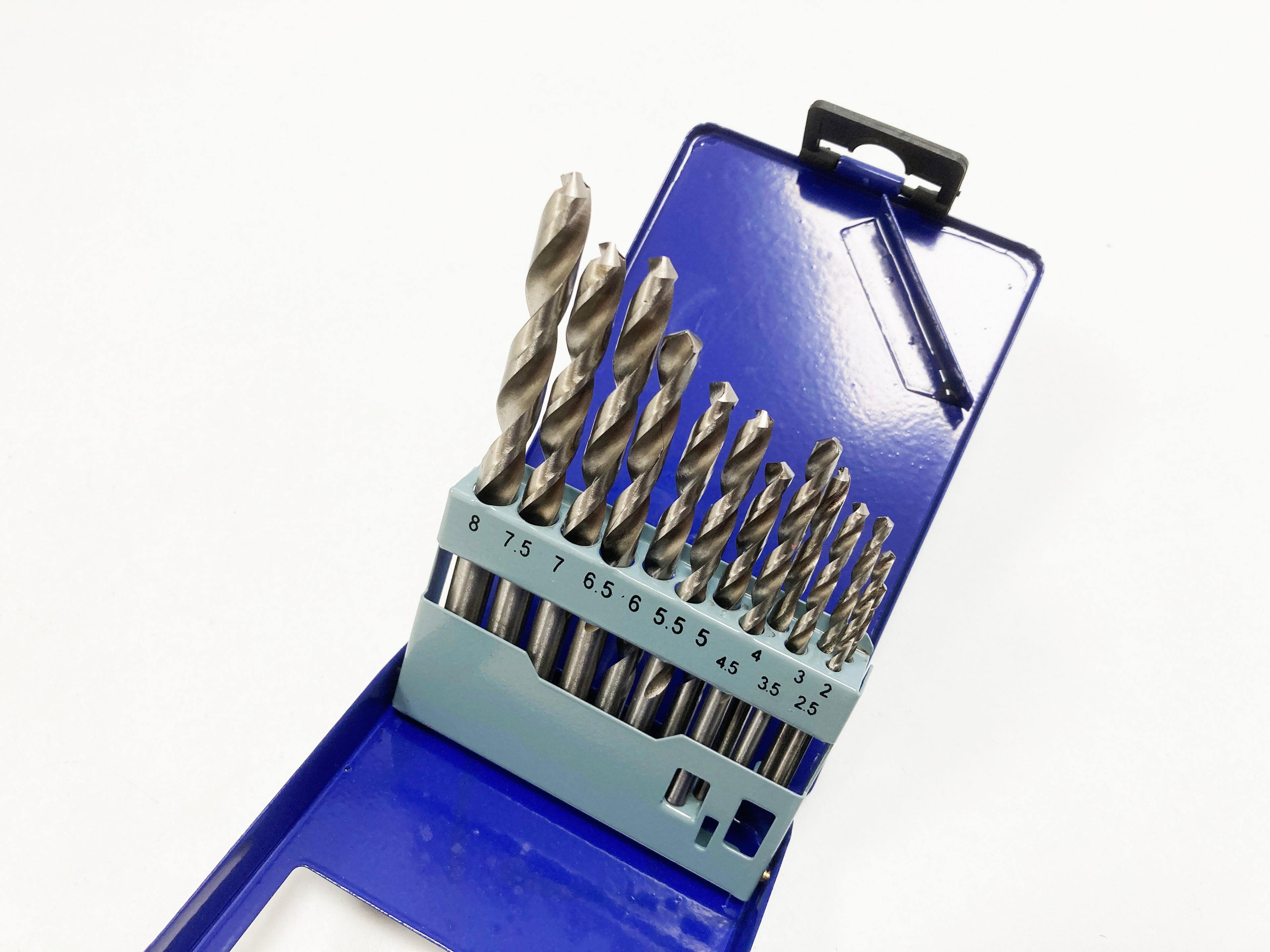 13PC 2-8 MM HSS DRILL BIT SET DR027