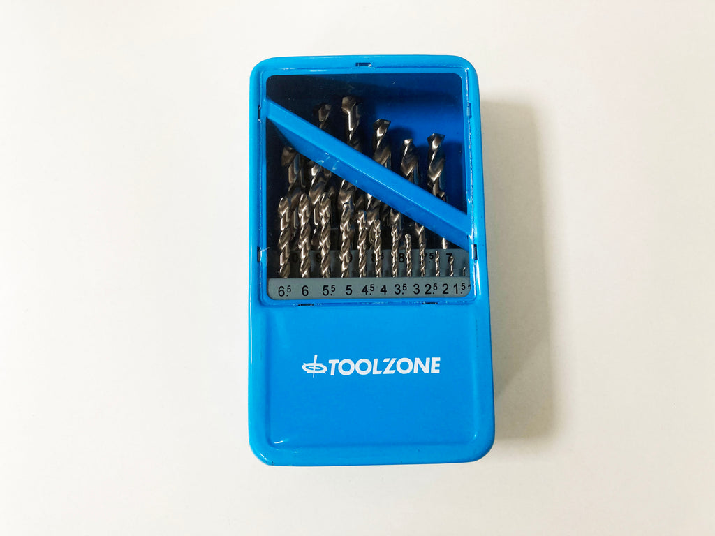 25PC HI-QUALITY HSS DRILL SET IN METL CASE 1-13mm DR209