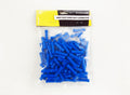 100PC INSULATED BLUE CRIMP BUTT CONNECTORS EL144