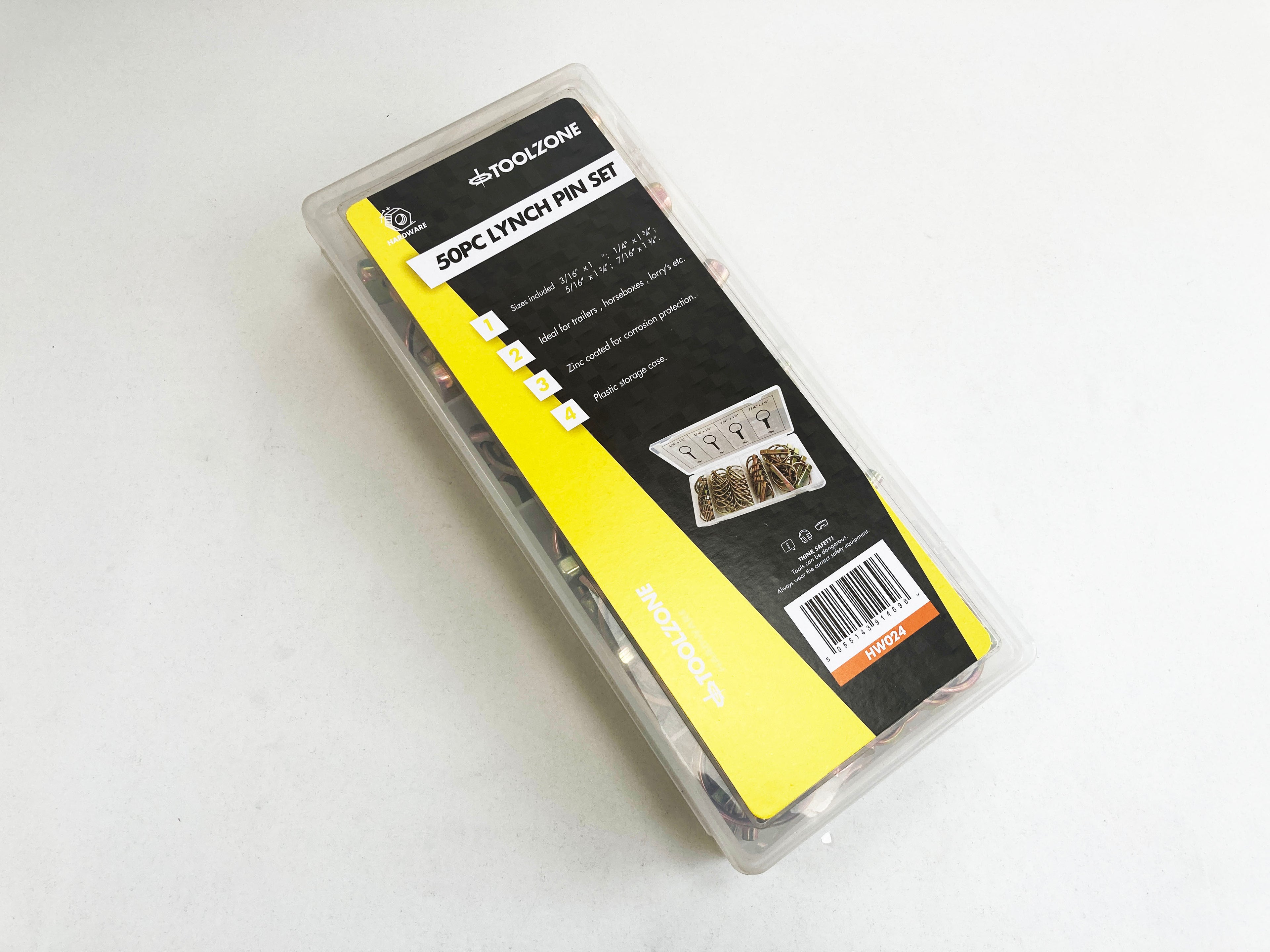50PC LYNCH PIN ASORTMENT SET HW024