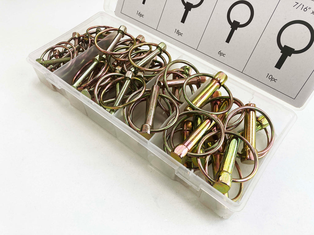 50PC LYNCH PIN ASORTMENT SET HW024