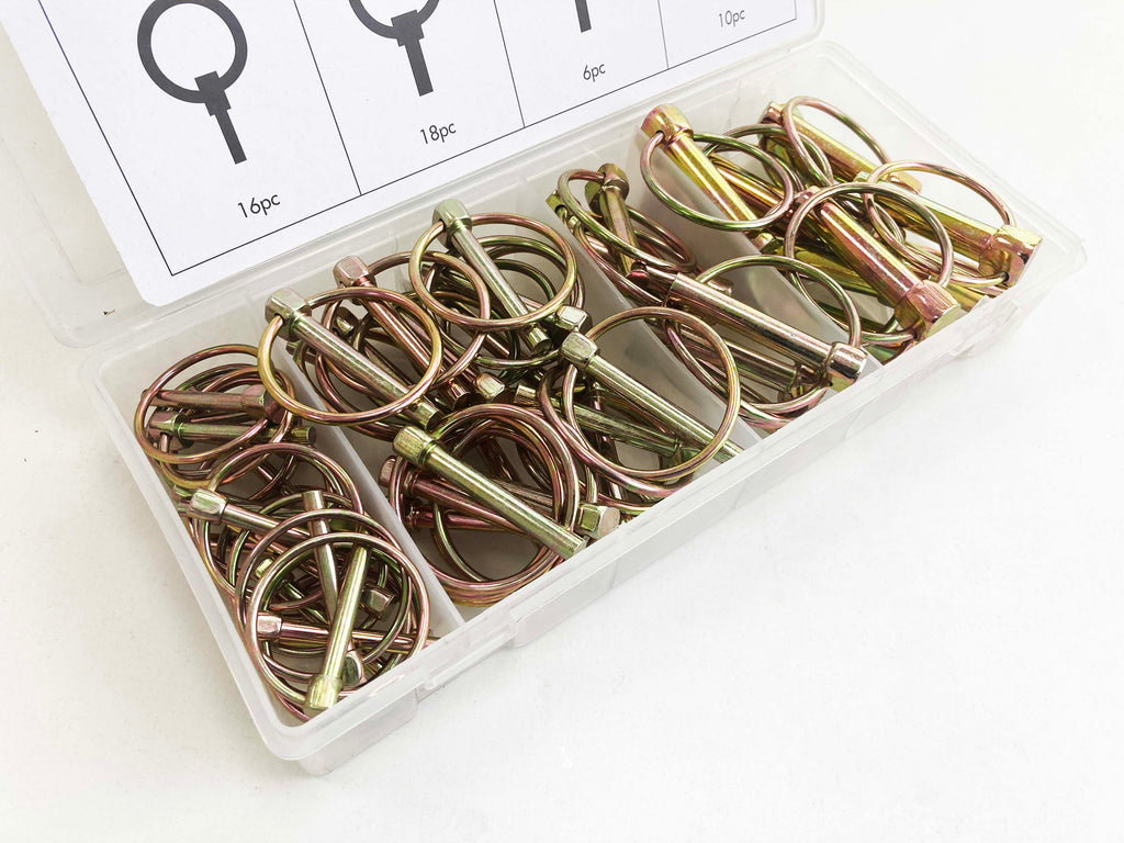 50PC LYNCH PIN ASORTMENT SET HW024