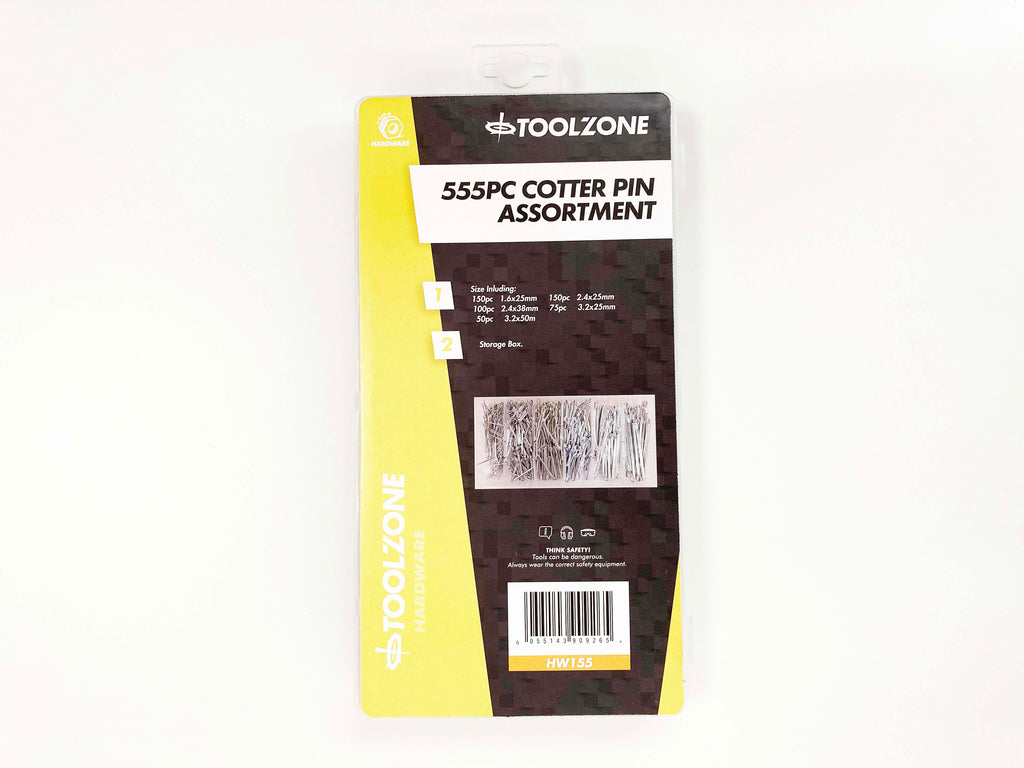 555PC COTTER PINS IN ASSORTMENT  BOX HW155