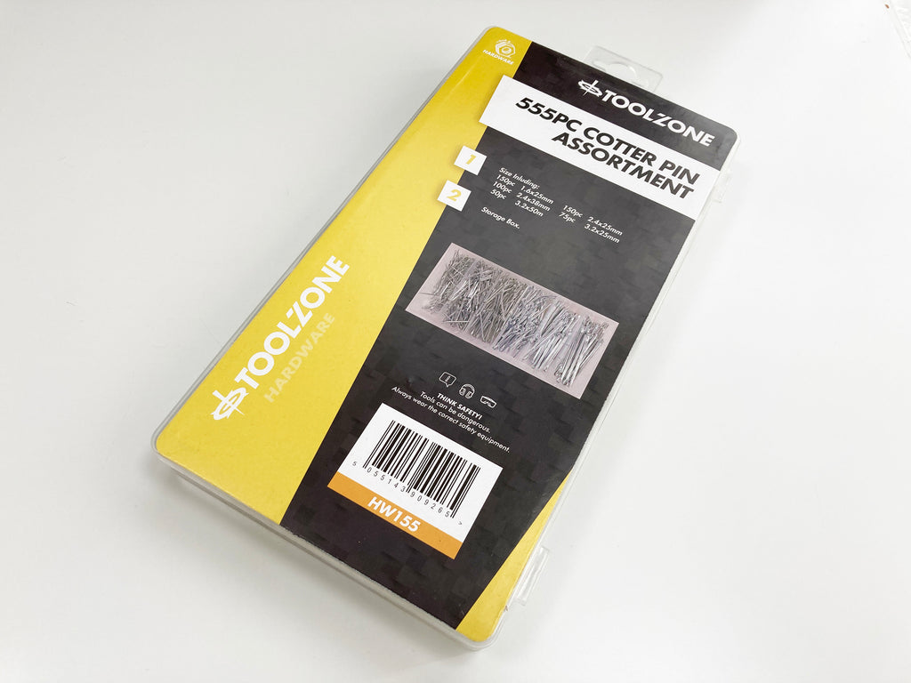 555PC COTTER PINS IN ASSORTMENT  BOX HW155