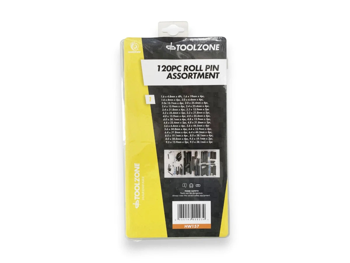 120PC ROLL PIN IN ASSORTMENT BOX HW157
