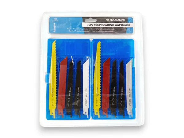 10PC RECIPROCATING SAW BLADES PA074