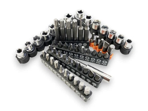57PC RATCHET SCREWDRIVER & SOCKET SET