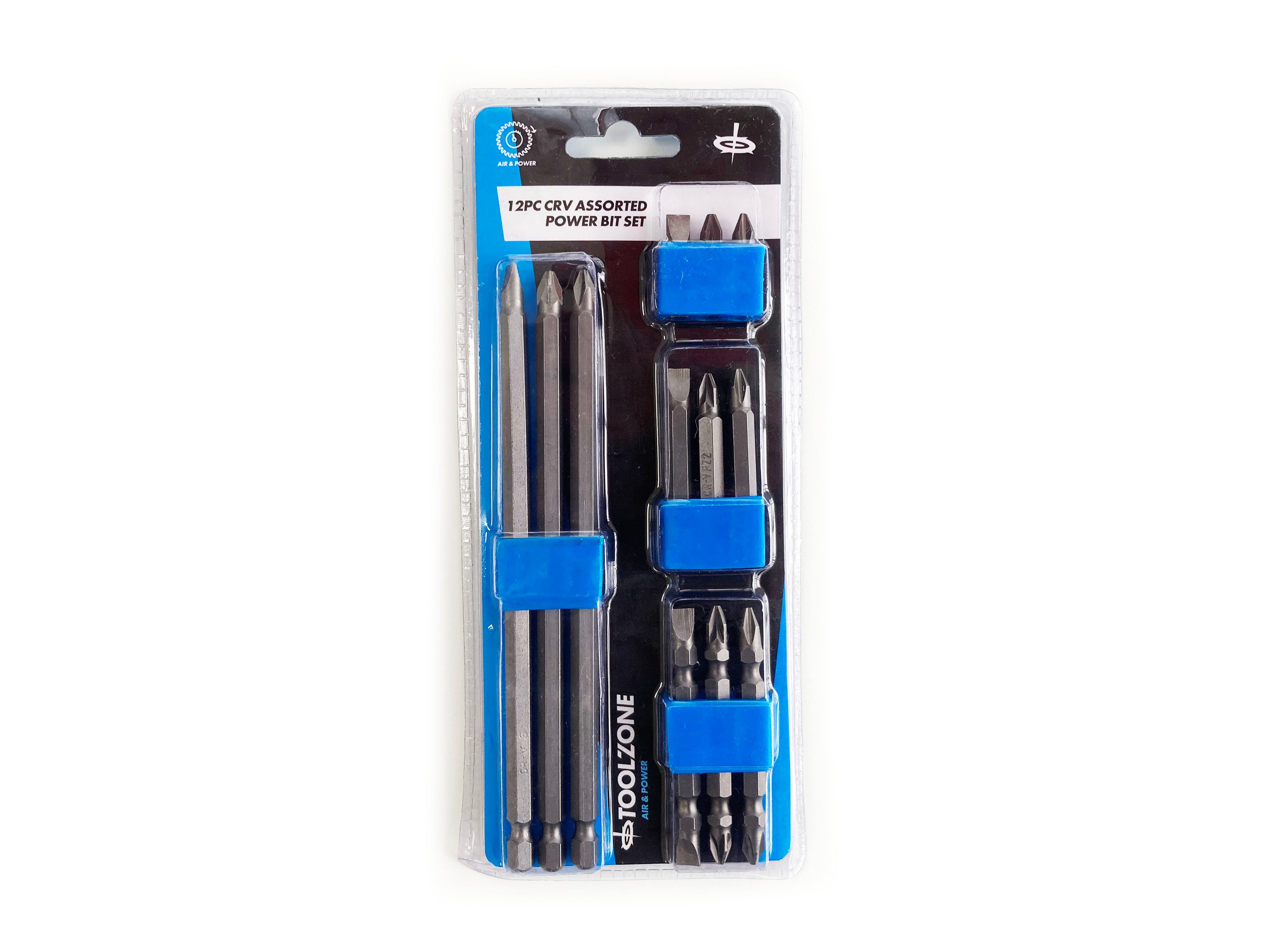 12PC ASSORTED SCREWDRIVER POWER BIT SET SD230