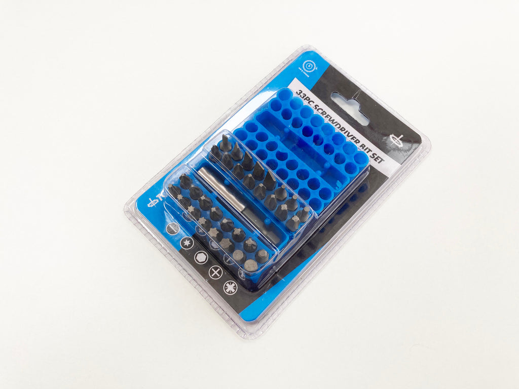 33PC CRV SCREWDRIVER POWER BIT SET & HOLDER SD236