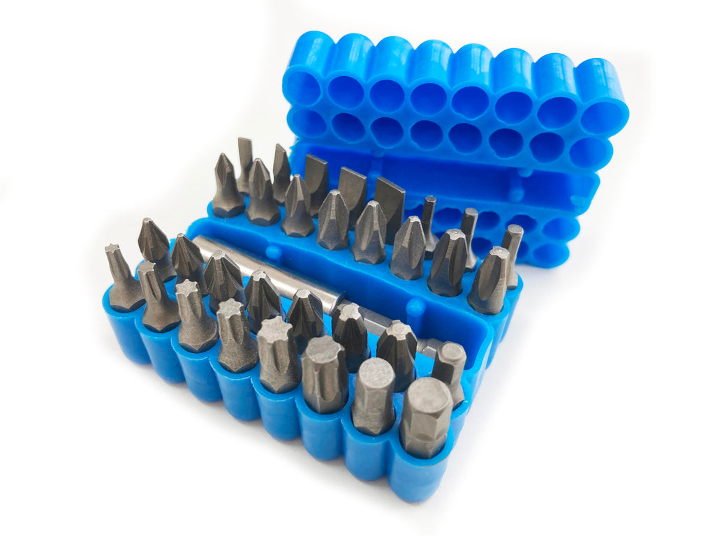 33PC CRV SCREWDRIVER POWER BIT SET & HOLDER SD236