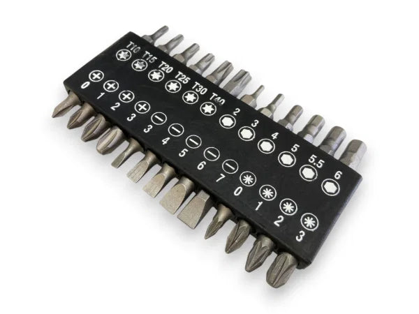 25PC 25MM POWER SCREWDRIVER TORX HEX ADAPTER BIT SET SD245