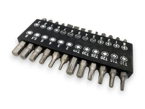 25PC 25MM POWER SCREWDRIVER TORX HEX ADAPTER BIT SET SD245