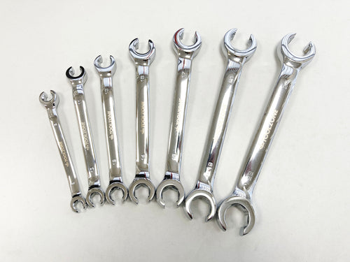 7PC FLARE NUT WRENCH SET SP199 8-24mm