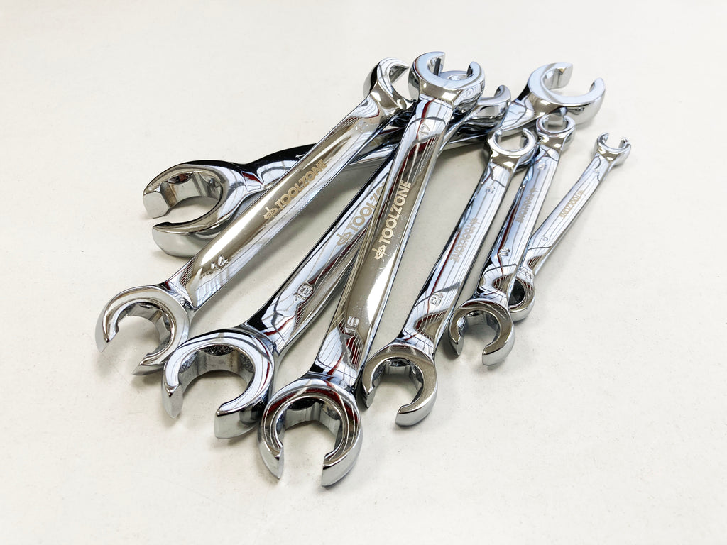 7PC FLARE NUT WRENCH SET SP199 8-24mm