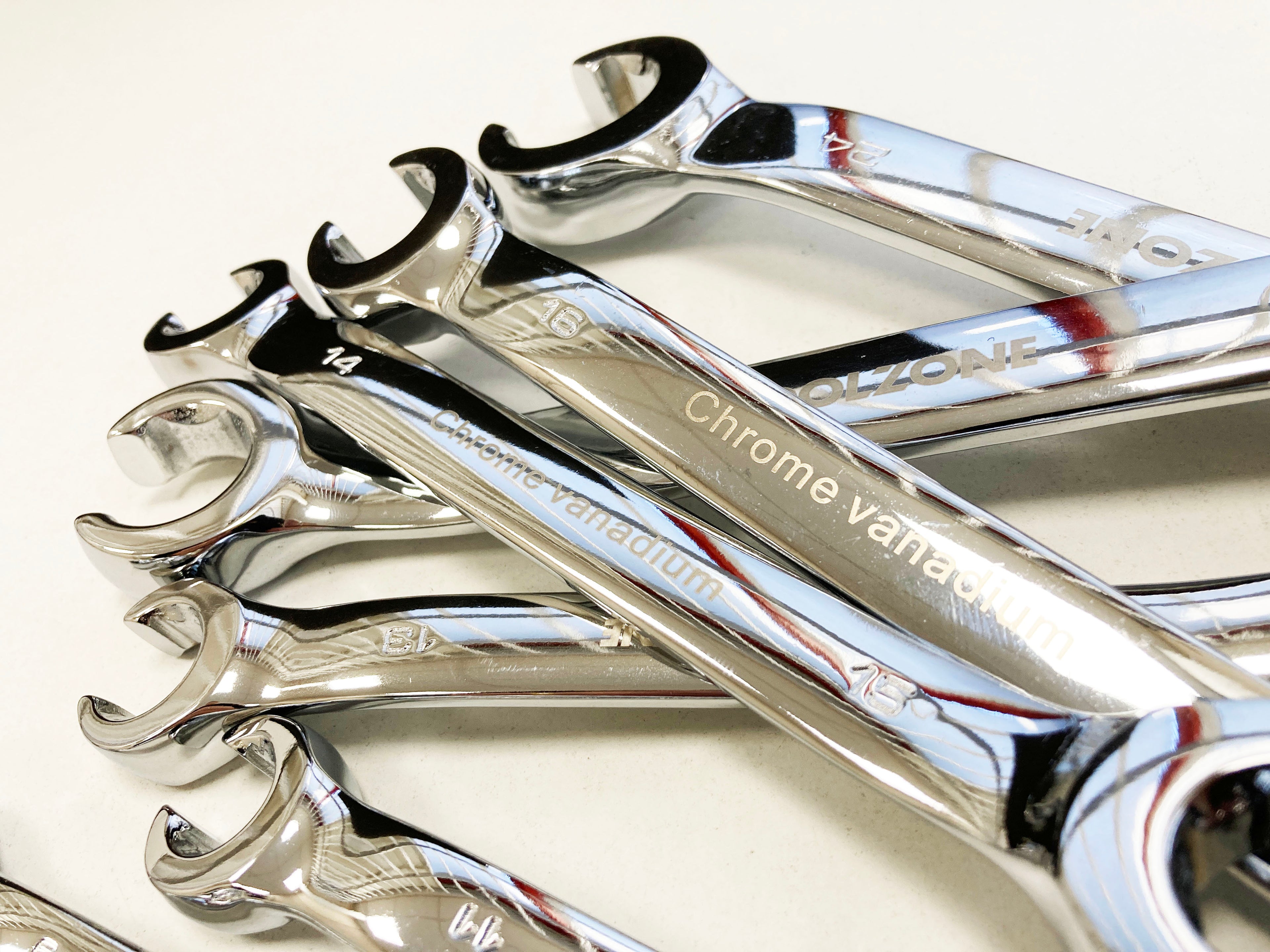 7PC FLARE NUT WRENCH SET SP199 8-24mm