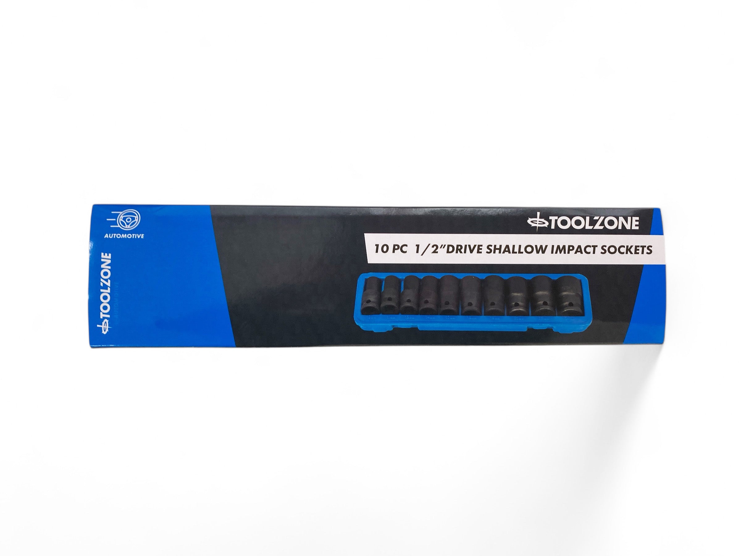 10PC 1/2 SHALLOW IMPACT SOCKETS SS125 19-24mm