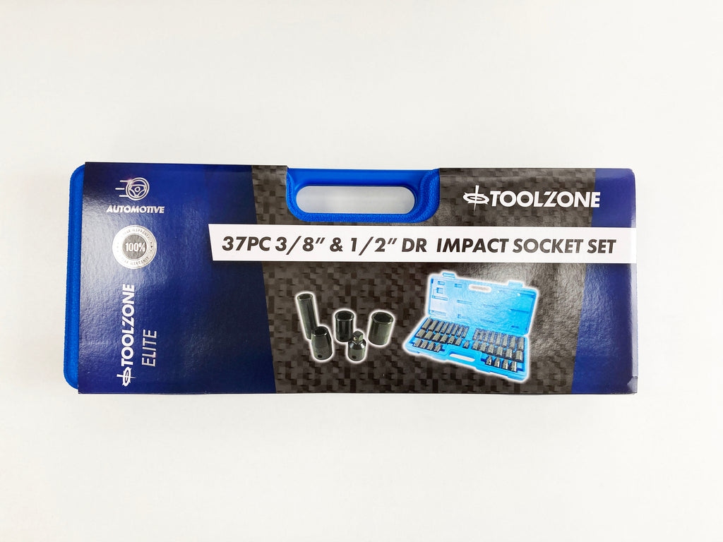 38PC 3/8 & 1/2 IMPACT SOCKETS DEEP /  SHALLOW SOCKET SS128