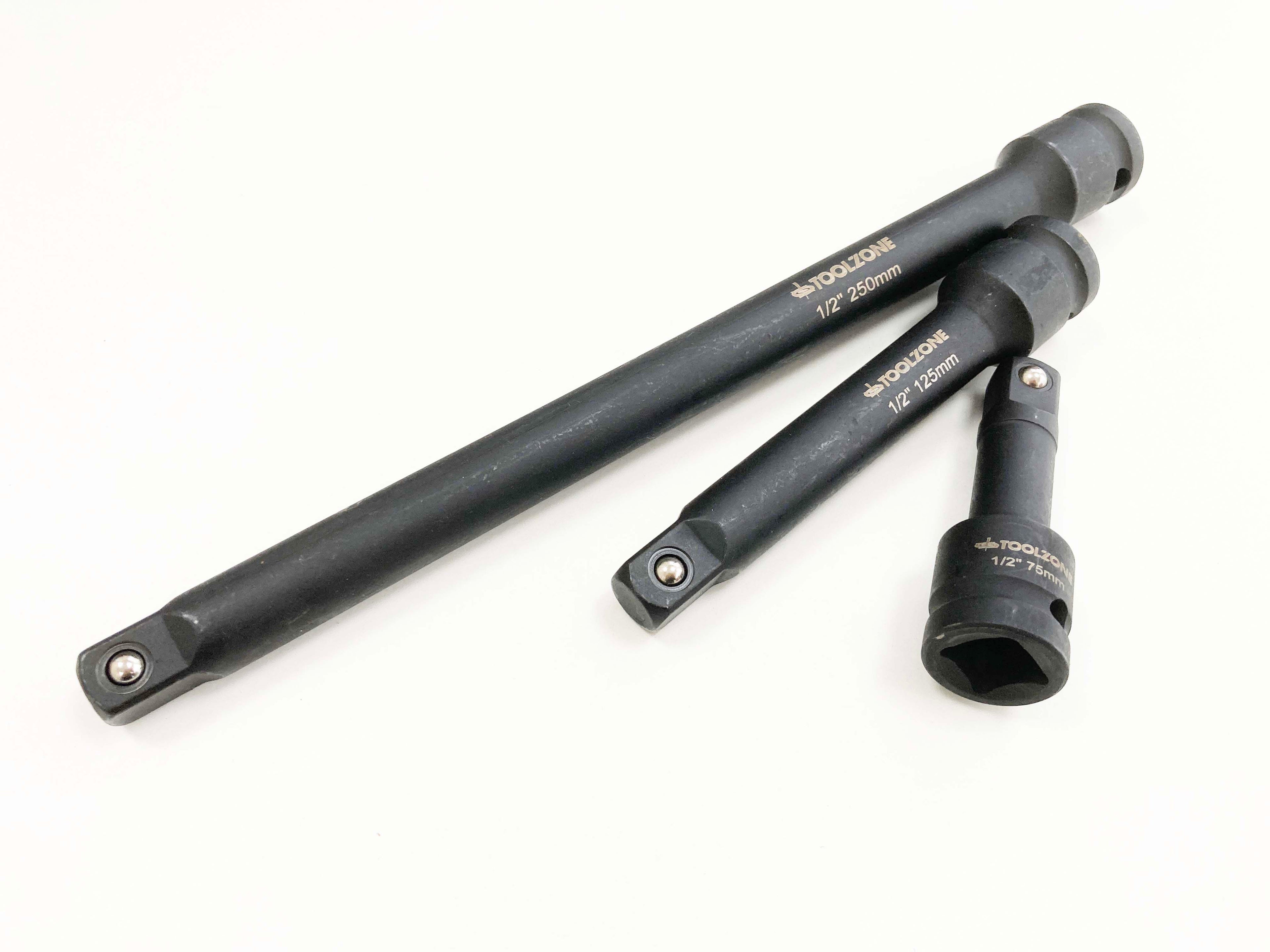 3PC 1/2" IMPACT EXTENSION BARS