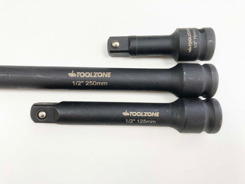 3PC 1/2" IMPACT EXTENSION BARS