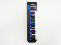 COLOURED 10PC 3/8 MM STD.CRV SOCKETS 10-19mm SS312