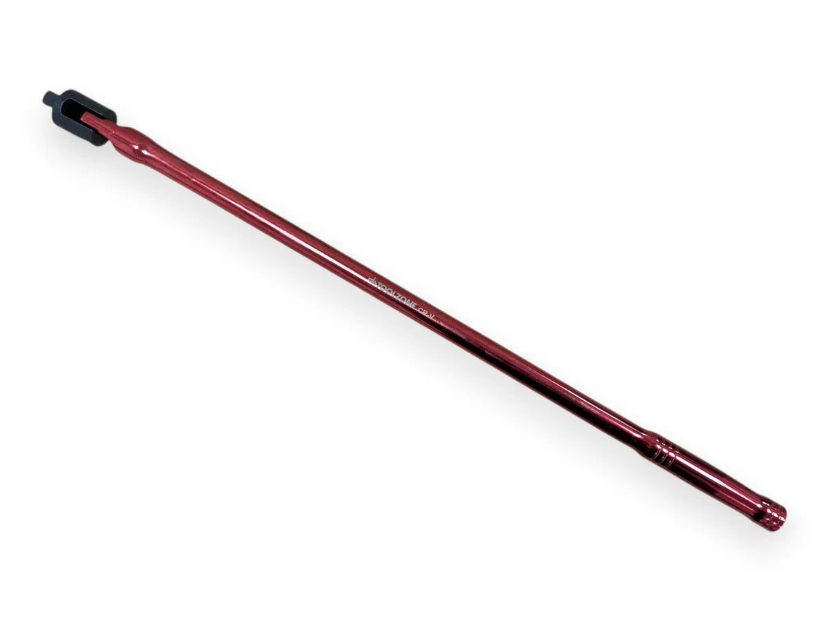 24" X 1/2" RED FLEXIBLE KNUCKLE BREAKER BAR HEAVY DUTY SS324