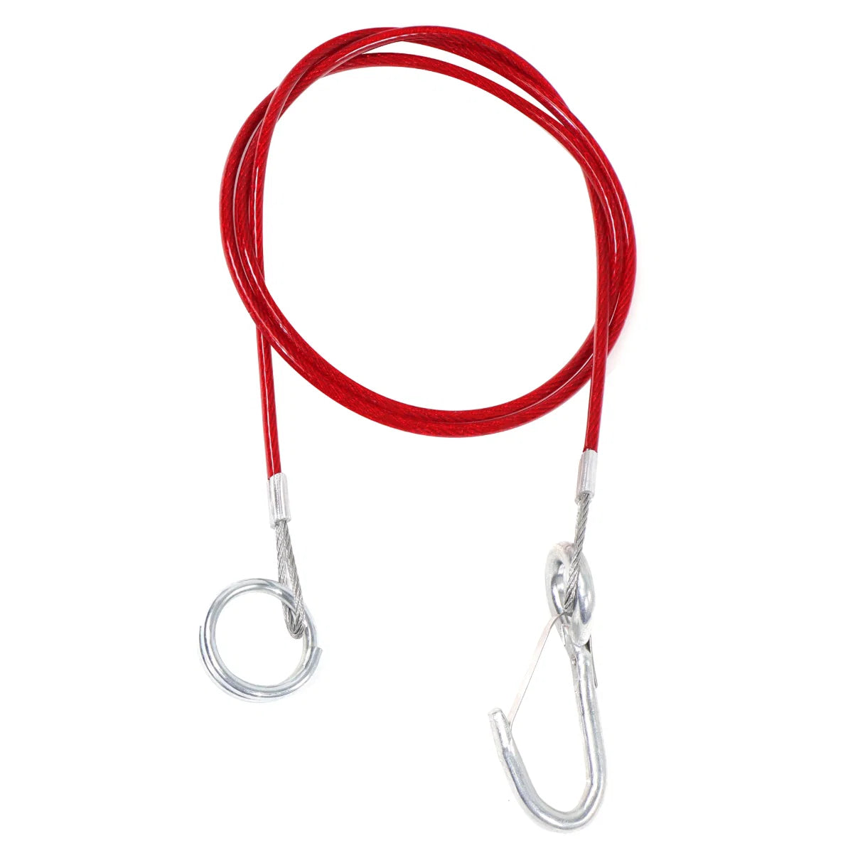 1m Breakaway Safety Cable Trailer Towing red