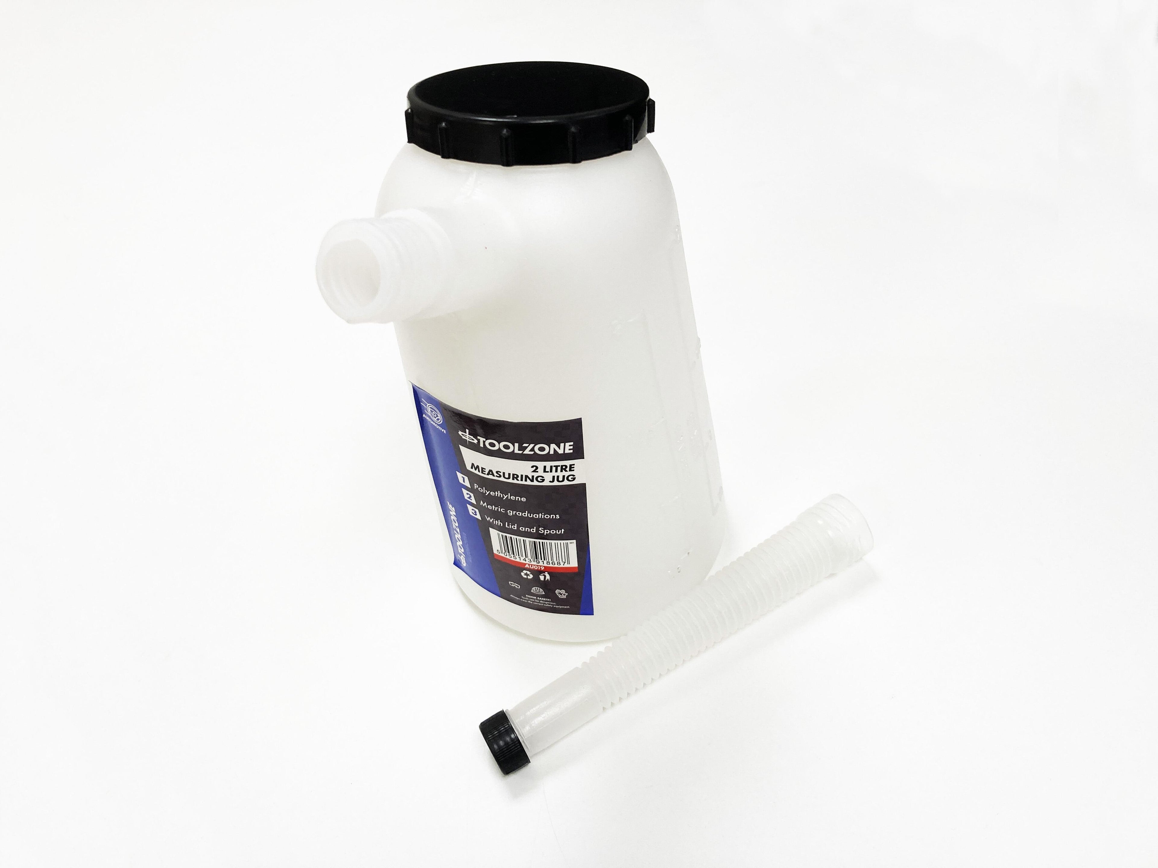 2L 2 LITRE MEASURING JUG WITH LID & SPOUT
