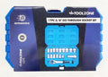 17PC 3/8 & 1/2" DR GO THROUGH SOCKET SET 10-24mm