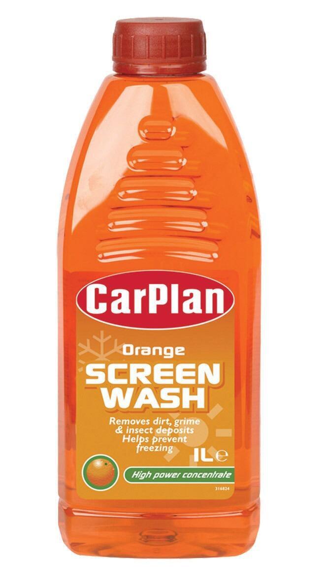 CAR PLAN ORANGE FRAGARANCE SCREEN WASH 1LTR CONCENTRATE