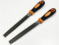 2Pc 150mm T12 Soft Grip File Set FLAT / HALF ROUND